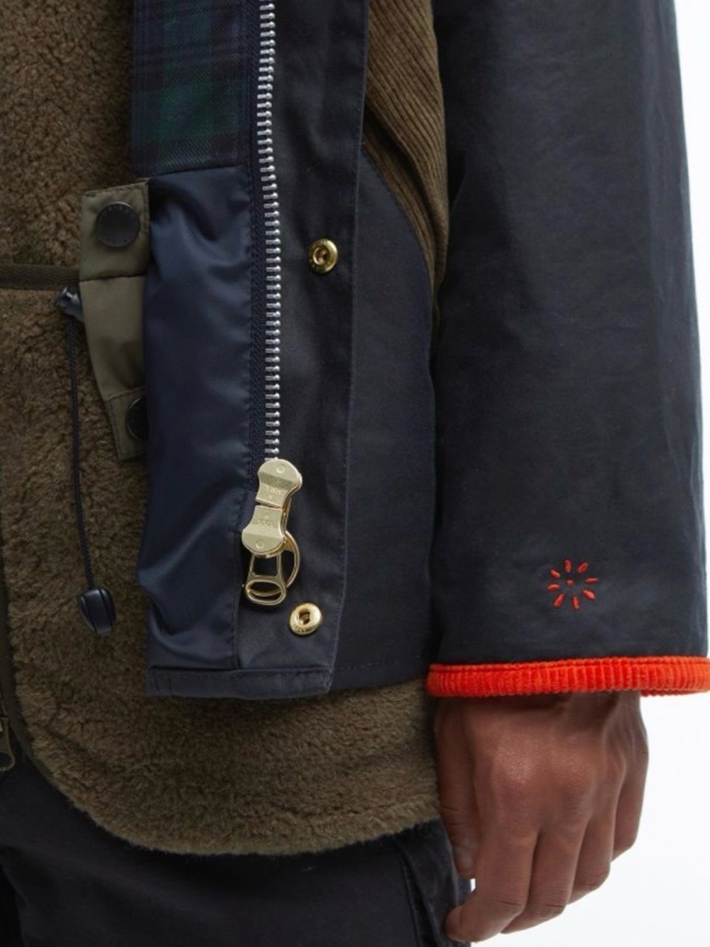 NWT BARBOUR X FLOWER MOUNTAIN
Jacket - Navy-Orange - Picture 5 of 16